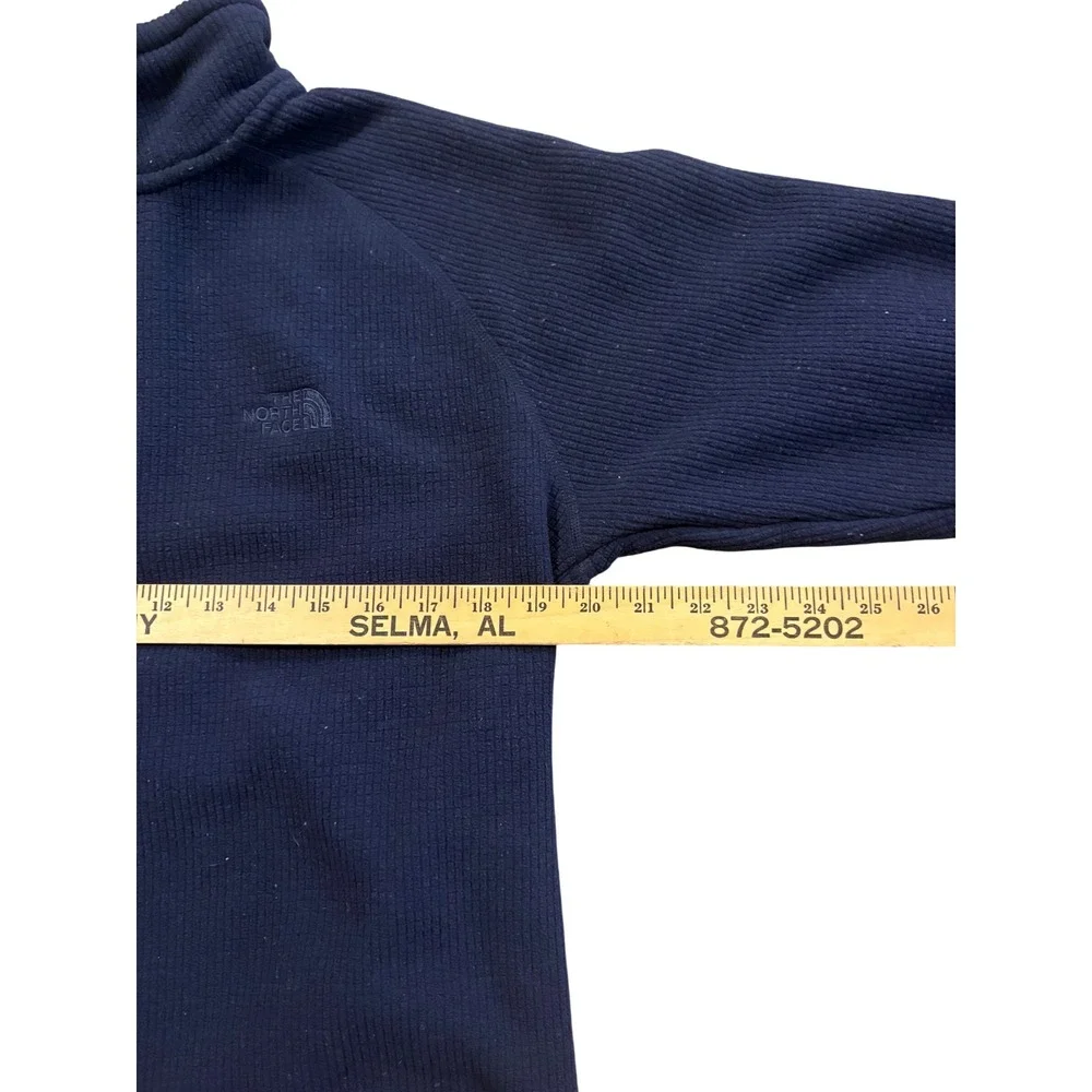 The‎ North Face Mens Small Quarter Zip Fleece Pullover Navy Blue Jacket T93L1G